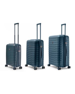 GALILEO - Set de 3 maletas trolley expandibles de 4 ruedas