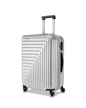 FIBRA II - Trolley Medio con Exp. - Argento 