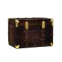 VINTAGE HOME - Schatztruhe aus Leder-Braun